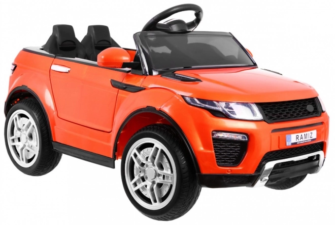 Macchinina elettrica sportiva Rapid Racer arancione