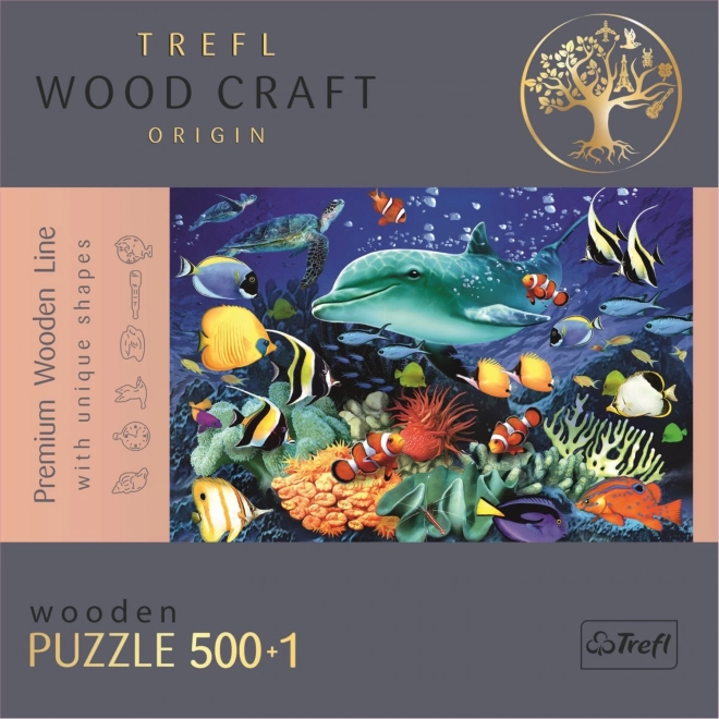 Puzzle in legno Wood Craft Origin - Vita nel mare