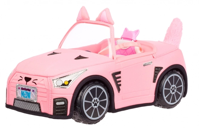 Na! Na! Na! Surprise Auto cabrio di peluche rosa gatto