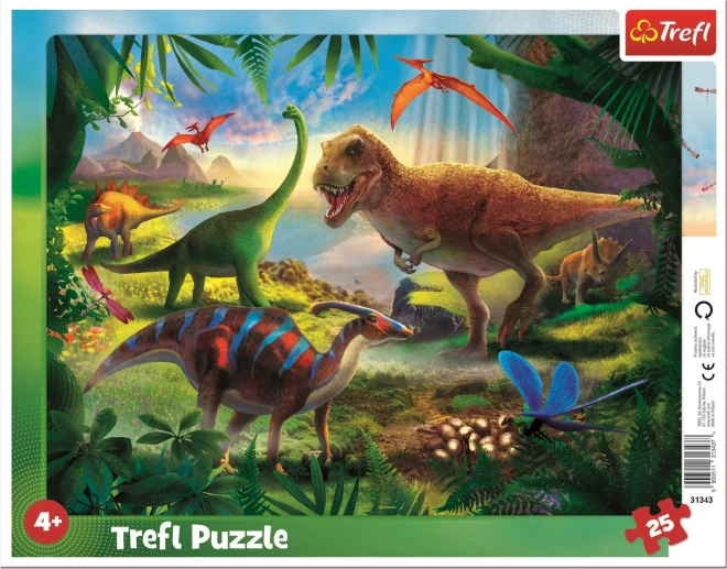 Puzzle Dinosauri 25 Pezzi