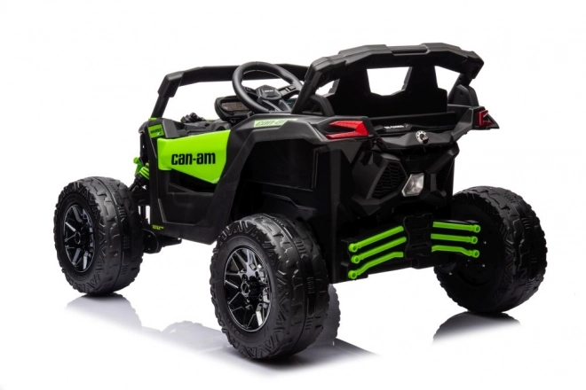 Auto a batteria buggy verde Can-Am