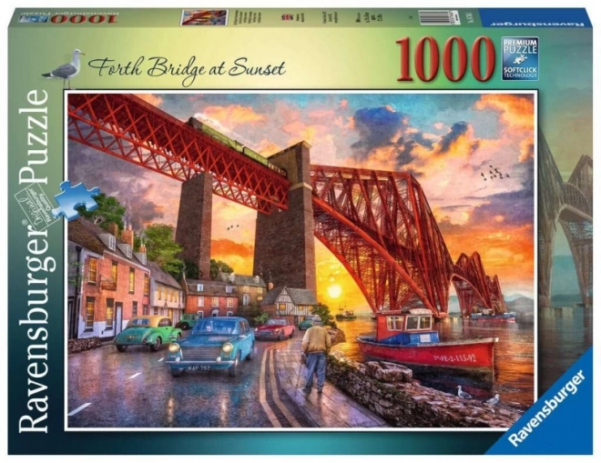 Puzzle Ravensburger Ponte Forth al Tramonto, Scozia