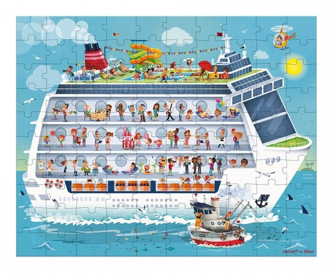 Puzzle in valigetta Viaggio in mare 2 in 1