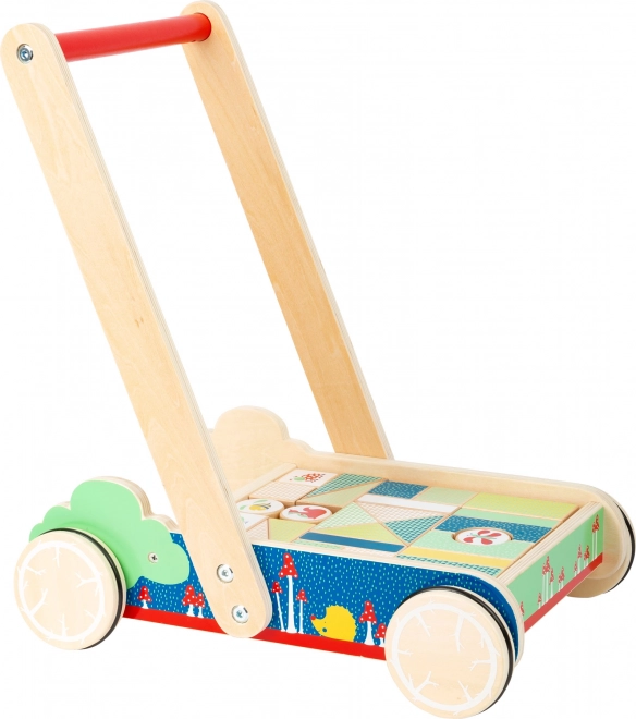 Carrello in legno con blocchi Move It!