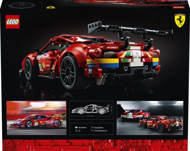 Automobile da corsa Ferrari 488 GTE LEGO Technic