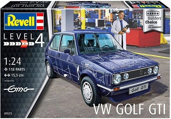 VW Golf GTI Model in plastica Builders Choice