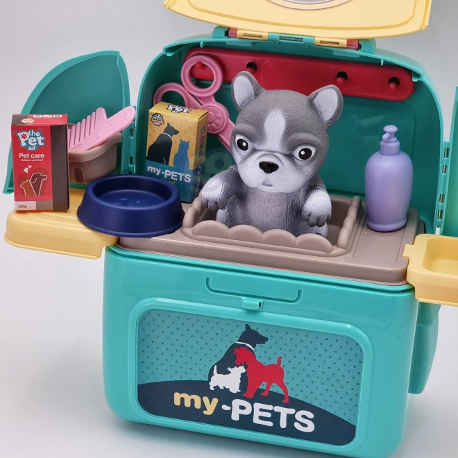 Zaino Trasportabile Salone di Bellezza per Cani WOOPIE 2 in 1