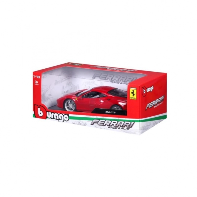 Ferrari 488 GTB modello in scala Bburago rosso