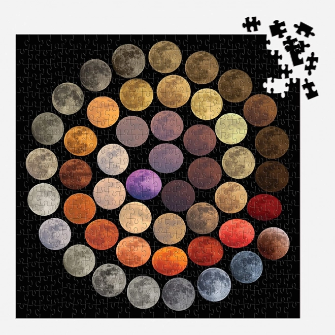 Puzzle colori della luna 500 pezzi