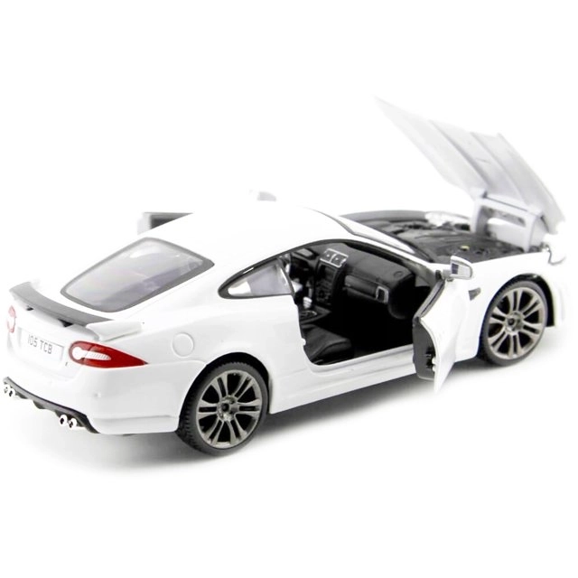 Modello in metallo Jaguar XKR-S bianco 1:24 di Bburago