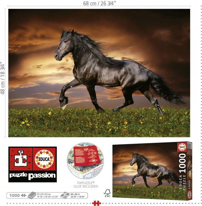 Puzzle Cavallo al galoppo 1000 pezzi