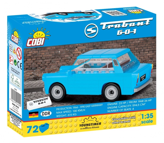 Modello Trabant 601 1:35 da Costruzione