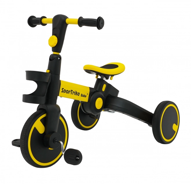 Triciclo Happy Bike 3 in 1 Sportrike Giallo