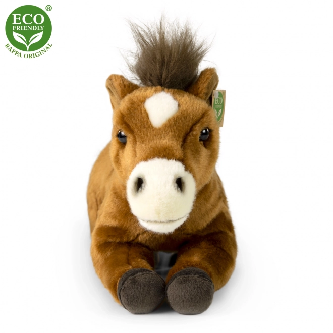 Cavallo di peluche sdraiato 35 cm eco-friendly