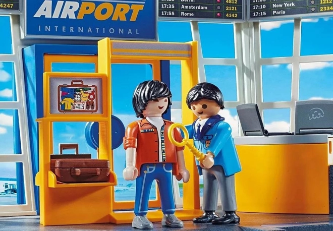 set di figurine City Action aeroporto con aereo