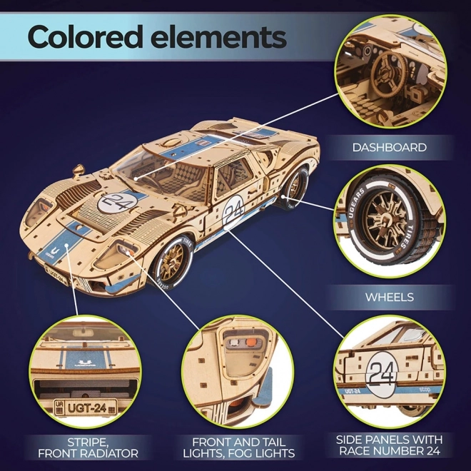 Ugears 3D puzzle meccanico in legno Endurance Racer