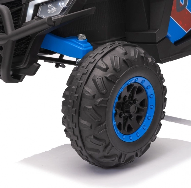 Veicolo elettrico per bambini Buggy Madman UTV-MX blu