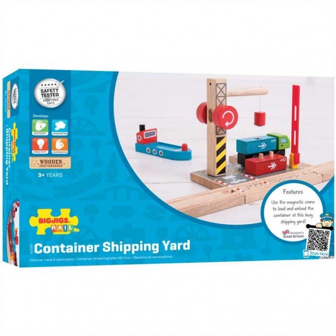 Stazione Di Trasbordo Container Bigjigs Rail