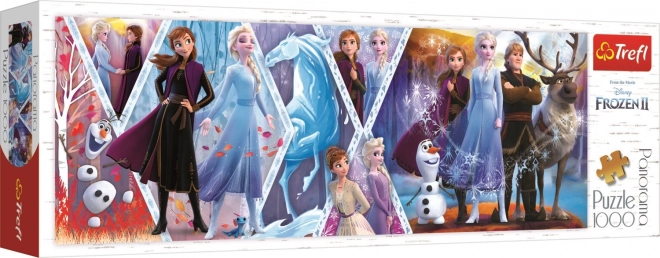 Puzzle panoramico 1000 pezzi Frozen II