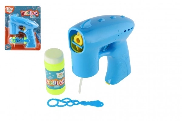 Pistola Bolle di Sapone Blu con Carica