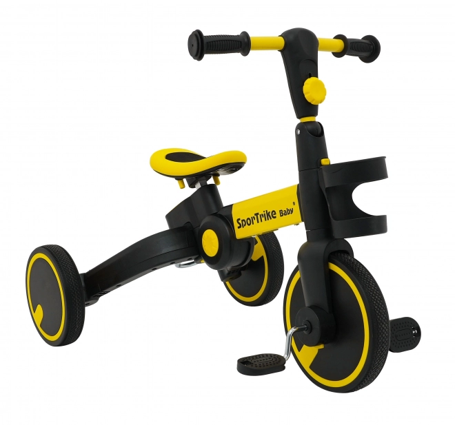 Triciclo Happy Bike 3 in 1 Sportrike Giallo