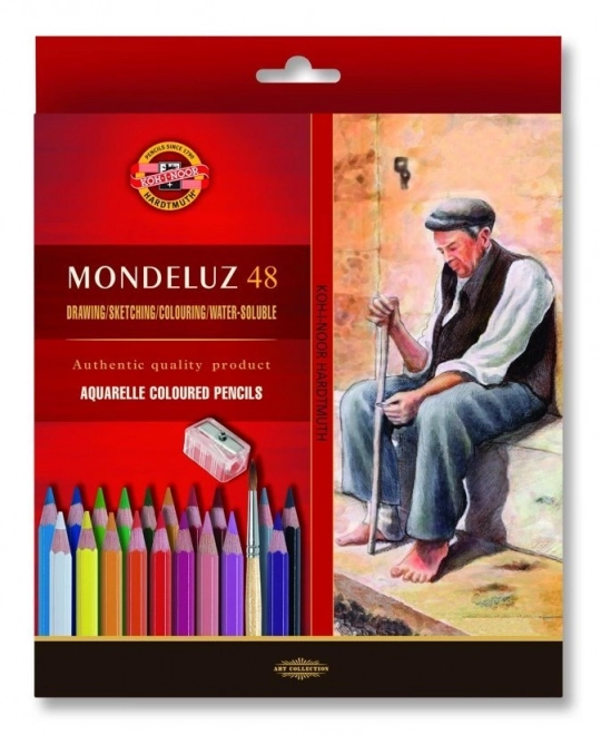 Pastelli Acquarellabili Mondeluz 48 Pezzi