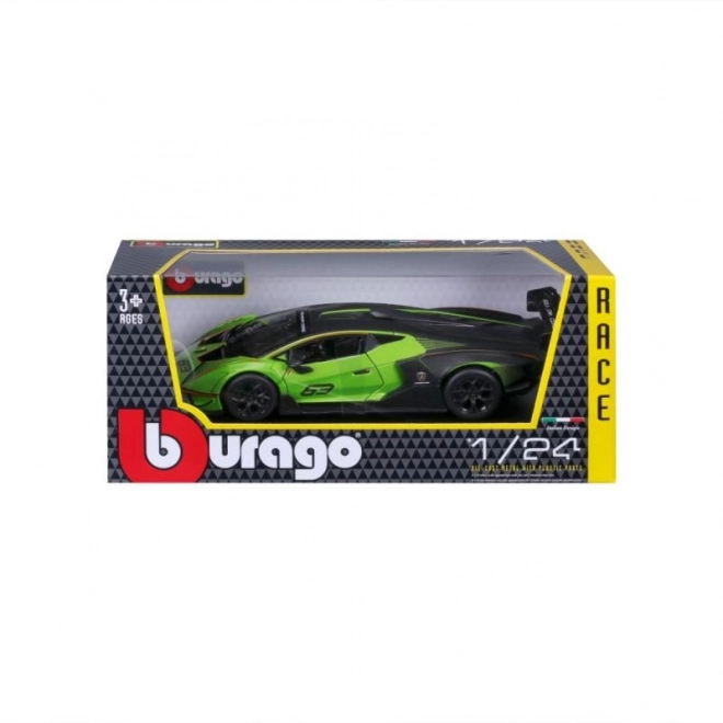 Lamborghini Essenza SCV12 verde in scala 1:24 di Bburago