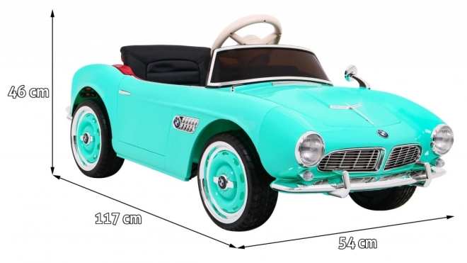Veicolo BMW 507 Retro Verde
