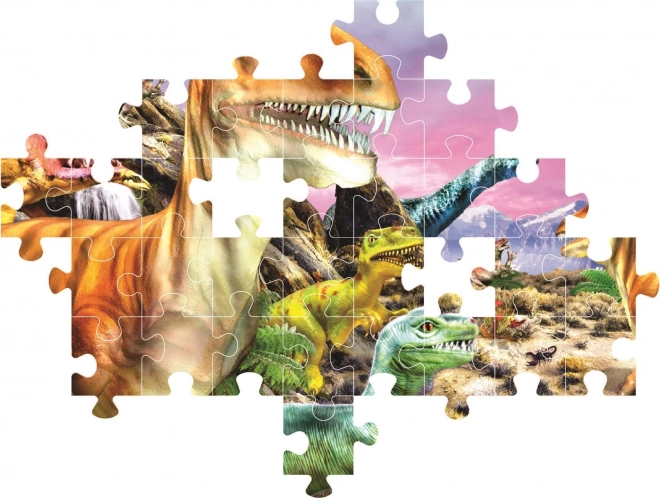 Puzzle Clementoni Terra Dei Dinosauri 104 Pezzi