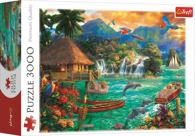 Puzzle Vita sull'isola 3000 pezzi