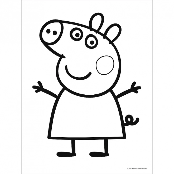 Puzzle Doppia Faccia Peppa Pig: Buongiorno BABY MAXI 2x10 pezzi