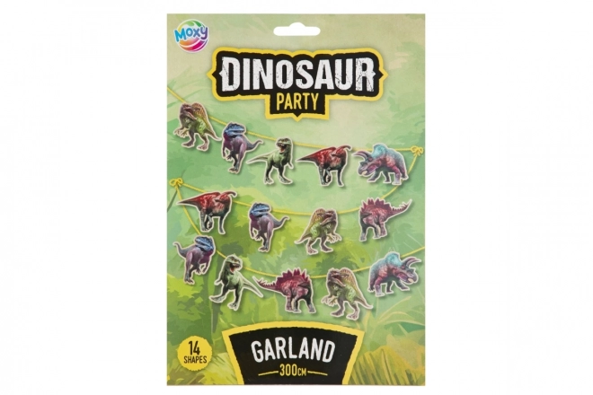 Ghirlanda di carta dinosauro