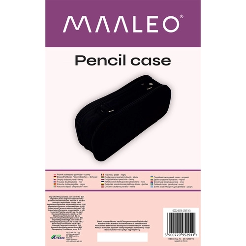 Astuccio doppio nero Maaleo – Nero