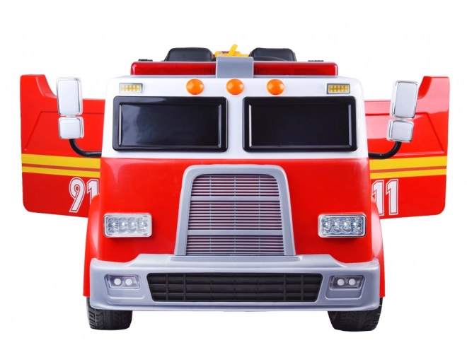 Camion dei pompieri per bambini a batteria con telecomando