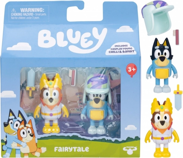 Figura Bluey Personaggi Fiabeschi 2-pack