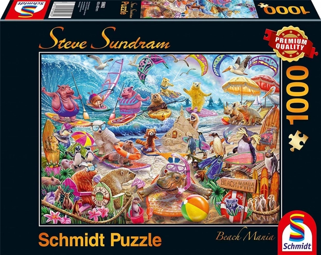 Puzzle mania sulla spiaggia SCHMIDT 1000 pezzi