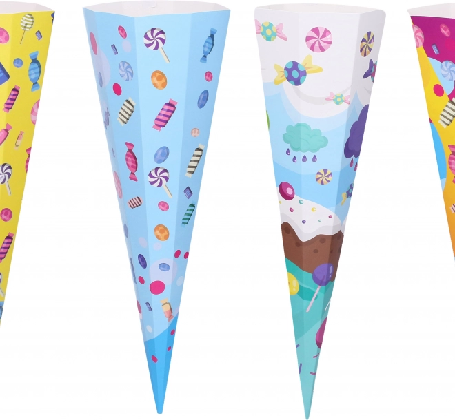 Cono scolastico per caramelle 50 cm