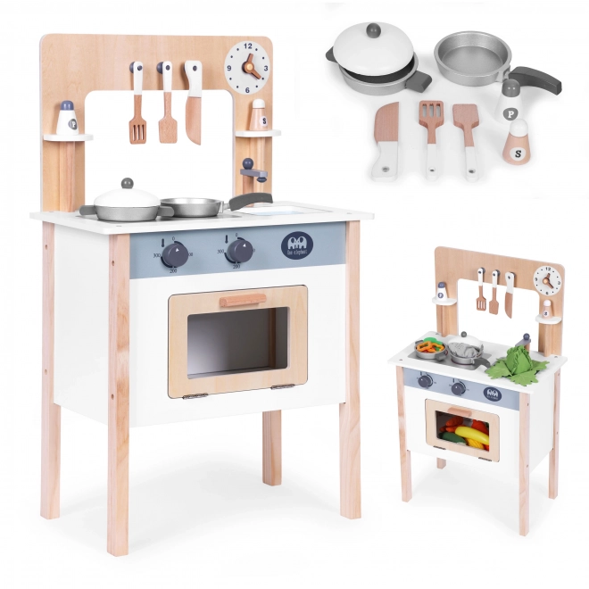 Cucina per bambini con 8 accessori ECOTOYS