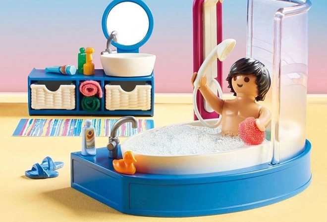 Bagno con vasca da bagno Playmobil Dollhouse