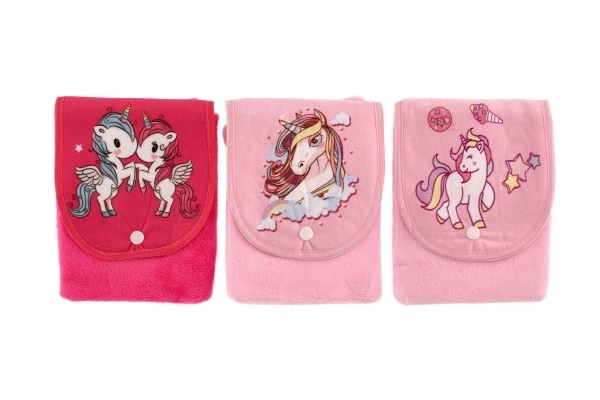 Borsa unicorno in tessuto/plush