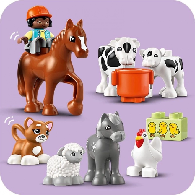 Cura degli animali della fattoria DUPLO