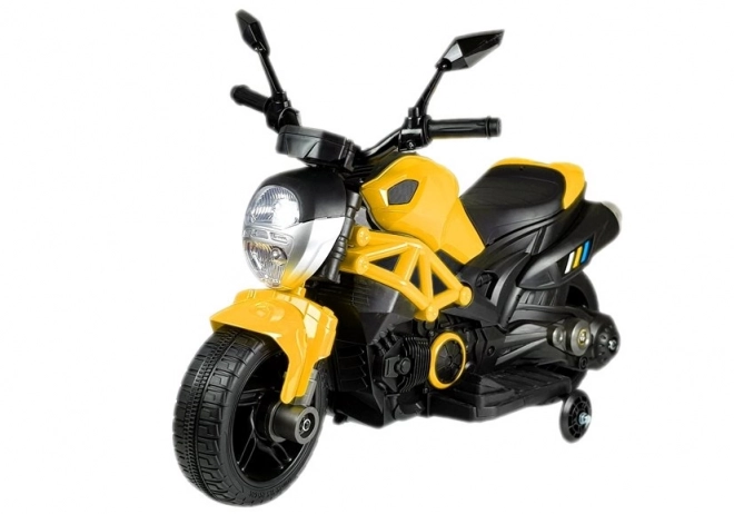 Motocicletta Elettrica per Bambini Gialla