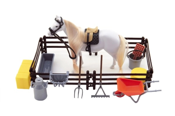 Cavallo realistico con criniera pettinabile