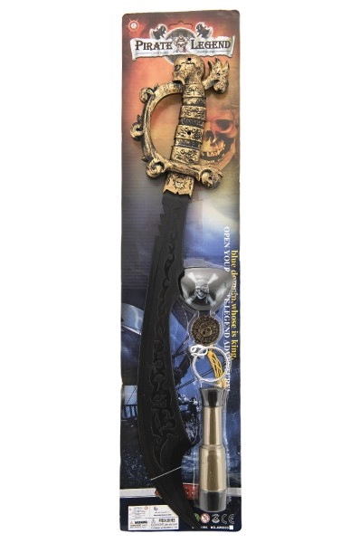 Imponente spada da 58 cm per avventure piratesche