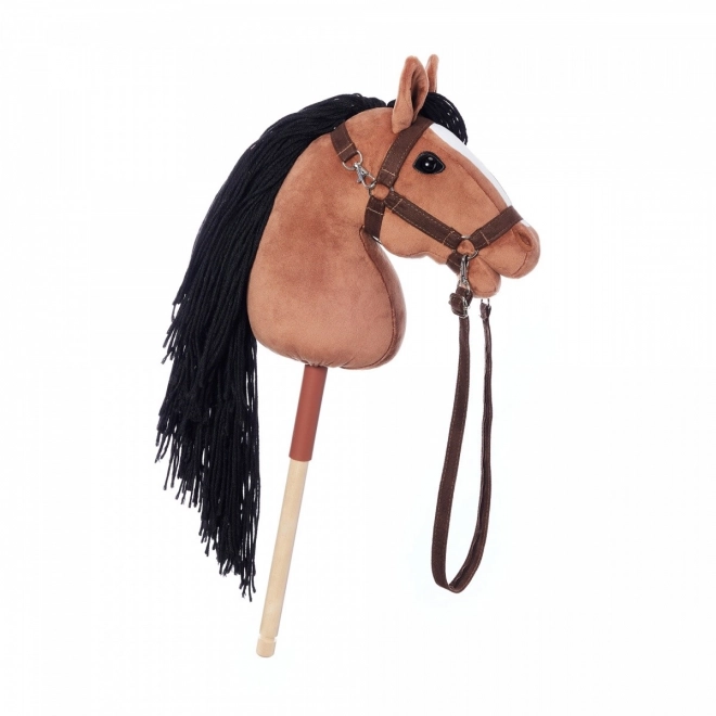 Cavallo a bastone Hobby Horse HOPPIHORSE marrone scuro