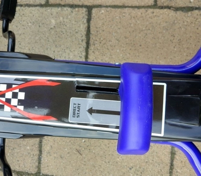 Kart a pedali + Pneumatici gonfiabili + Sedile regolabile – Blu