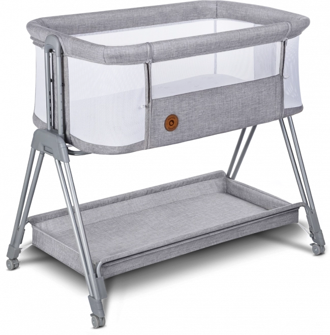 Lettino 2 in 1 Lionelo Luna Grey Concrete – Cemento Grigio