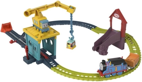 Set di binari THOMAS & FRIENDS gru Carly e Sandy