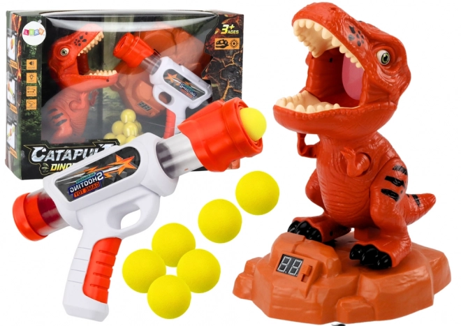 Gioco Sparatutto Dinosauro con Palline Pistola Set