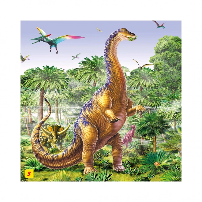 Puzzle con Figura di Dinosauro: Tyrannosaurus Rex 60 Pezzi